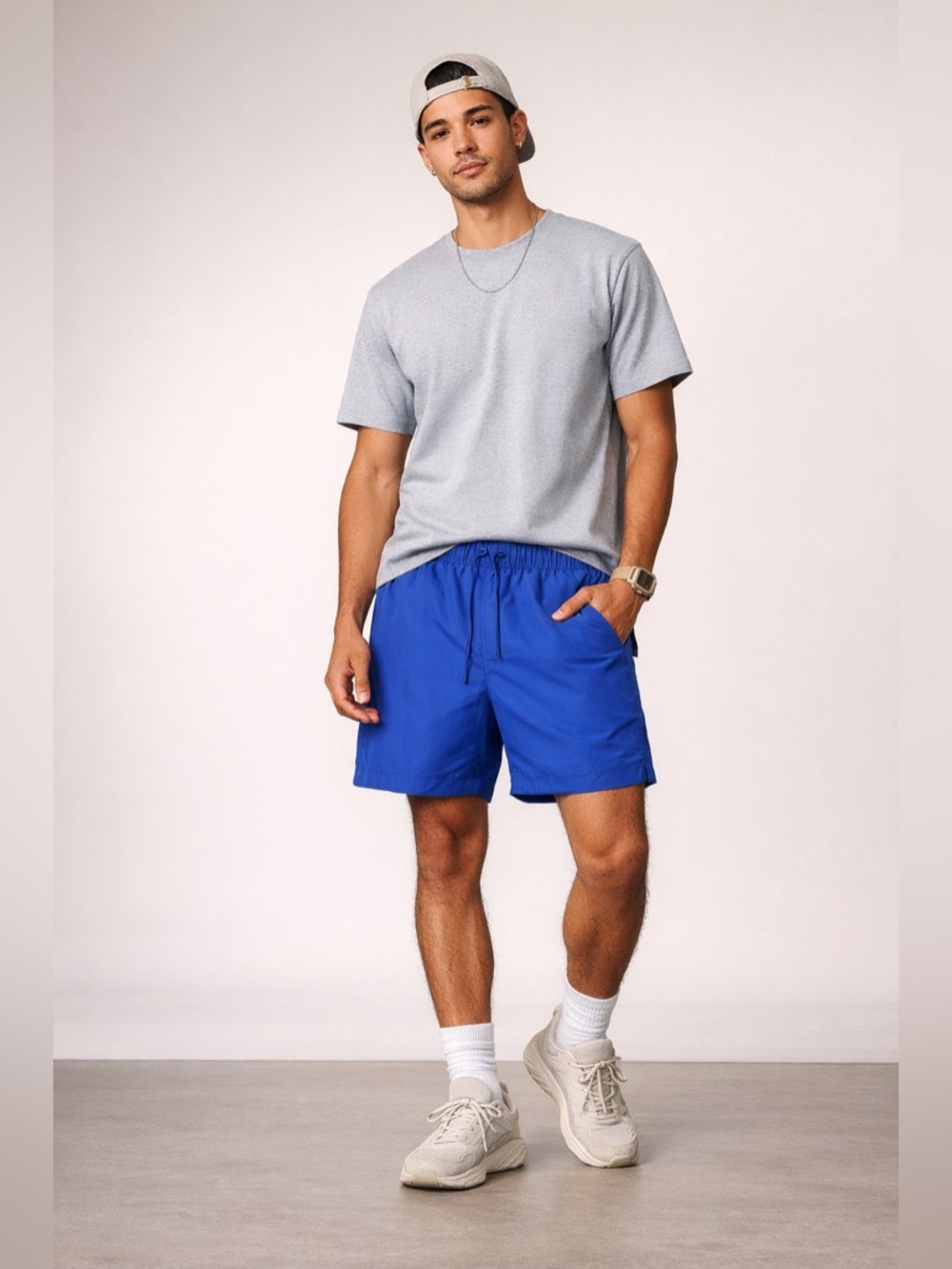 Original Use Blue Woven Nylon Shorts Size L NWT Men’s Athletic Casual